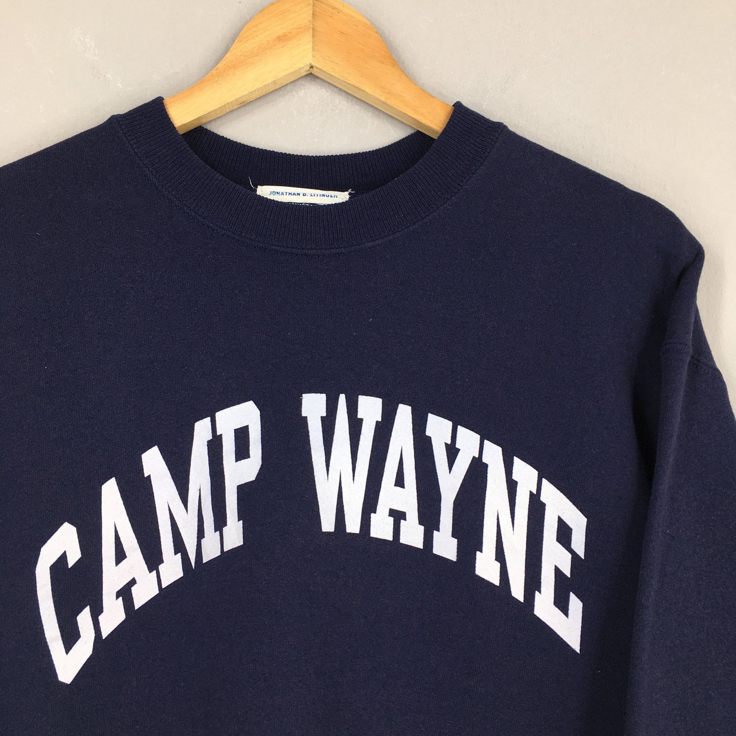 Camp Wayne Blue Sweatshirt Medium