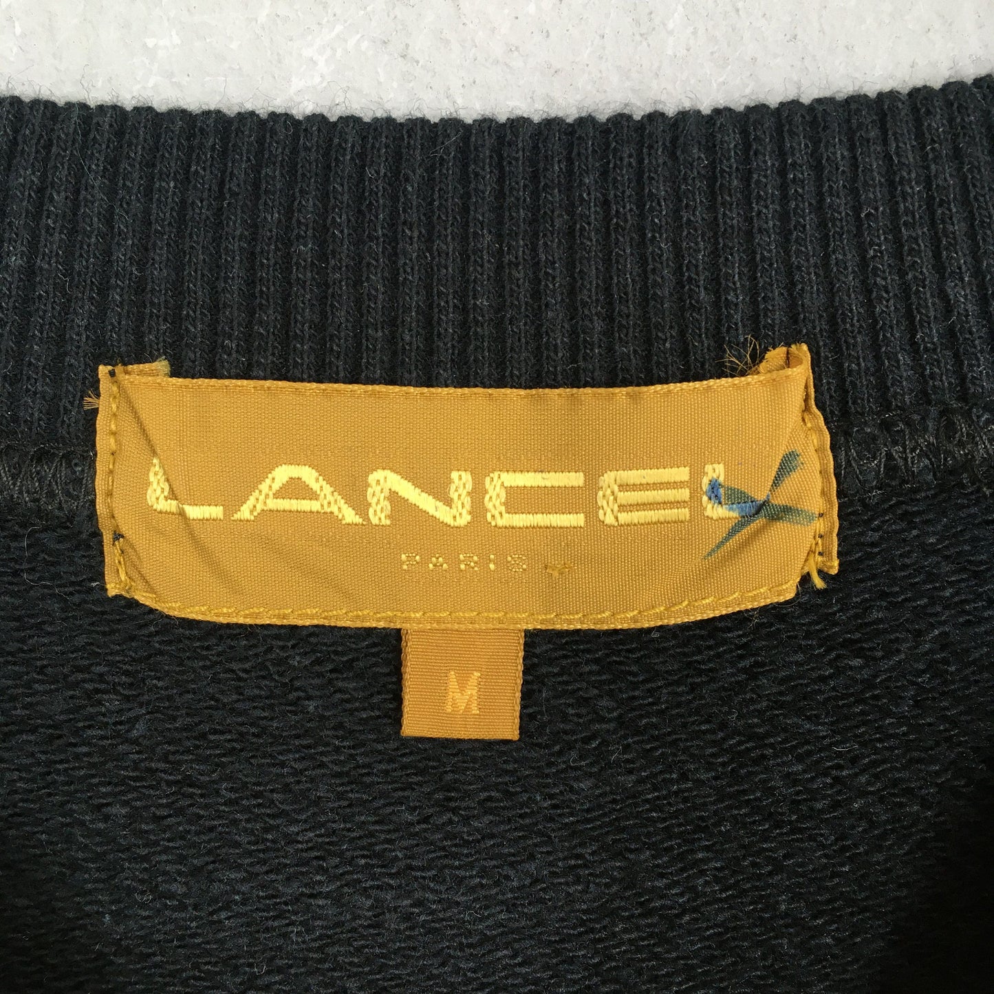 Lancel Paris Black Sweatshirt Medium