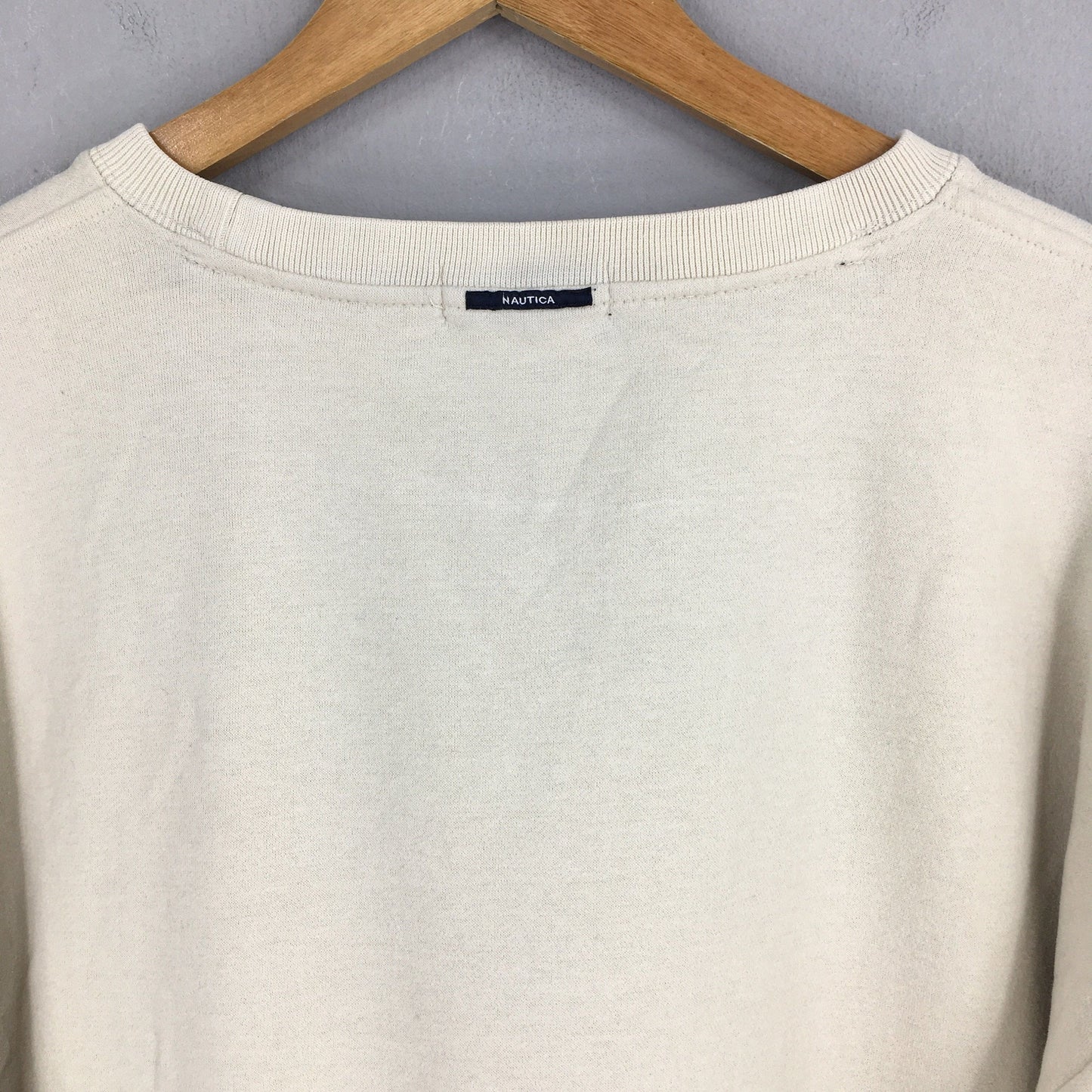 Nautica Cream Sweatshirt XXLarge