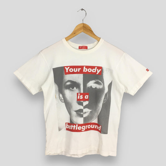 Barbara Kruger Pop Art White Tshirt Small