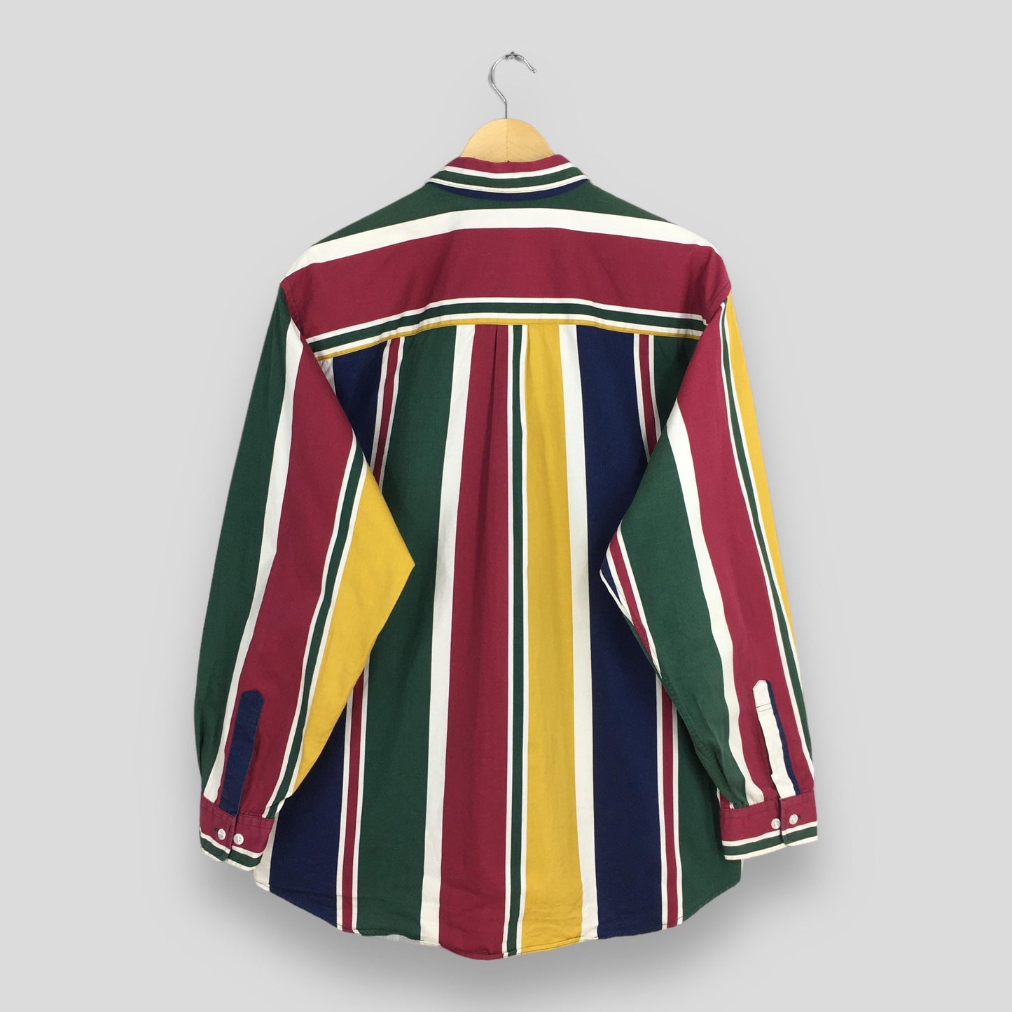 Multicolor Stripes Brushpopper Shirt Large