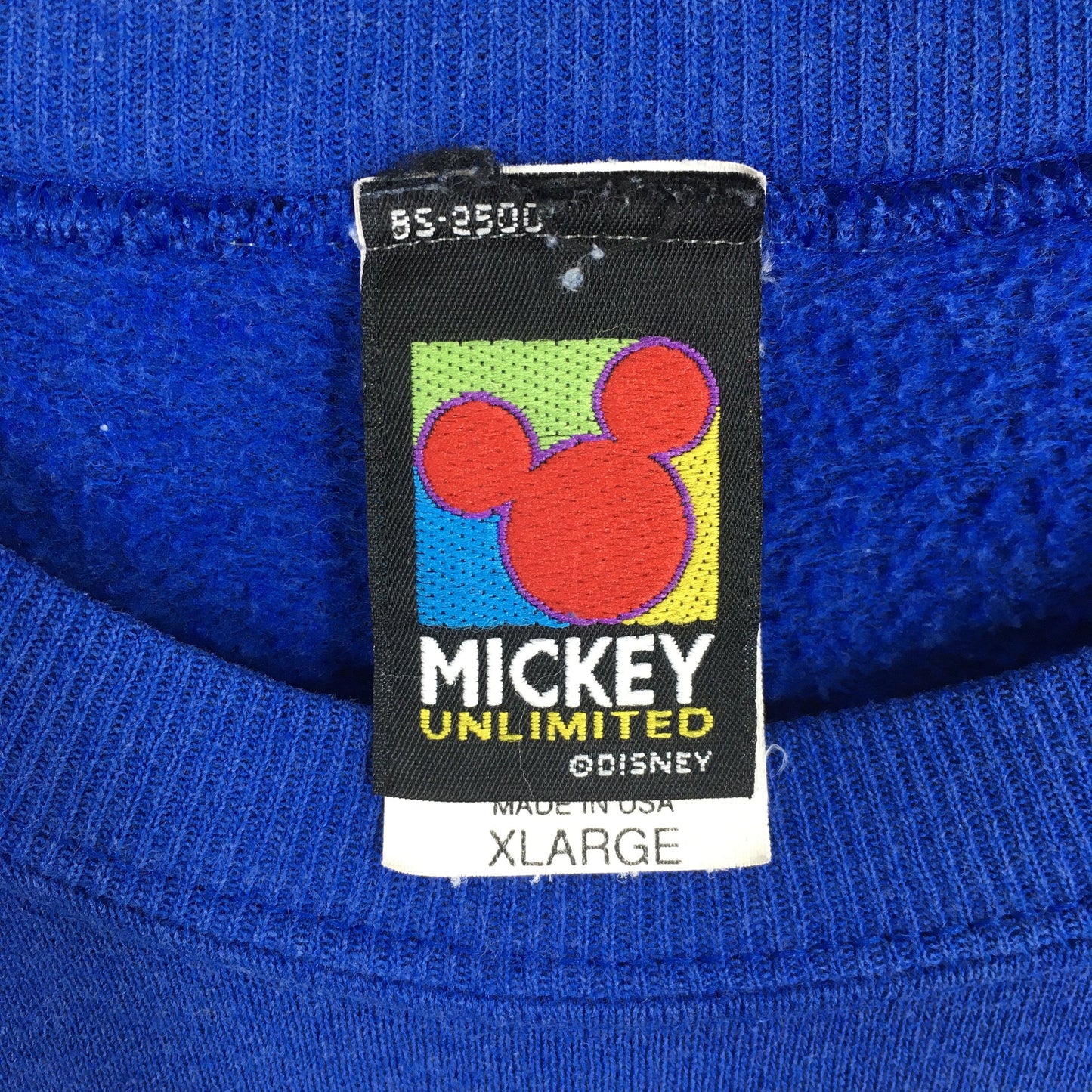 Mickey Mouse Blue Sweatshirt XLarge