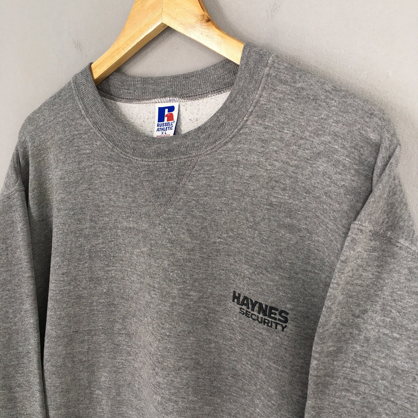 Russell Athletic Gray Plain Sweatshirt XL