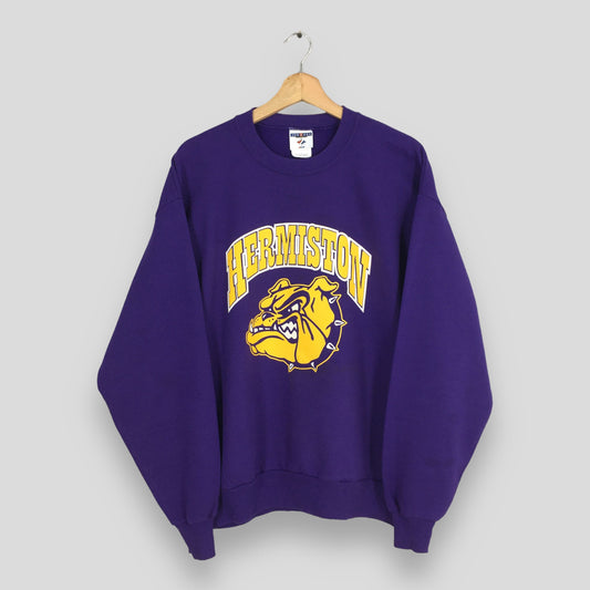 Hermiston High School Purple Sweatshirt Large