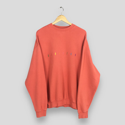 United Colors Of Benetton Peach Sweaters Medium