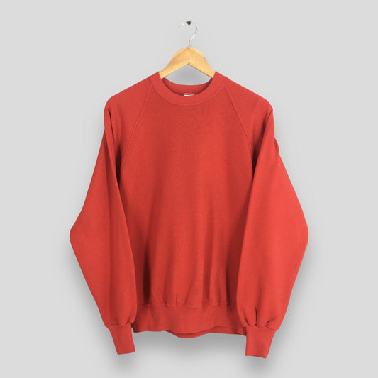 Jerzees Usa Plain Red Sweatshirt Large