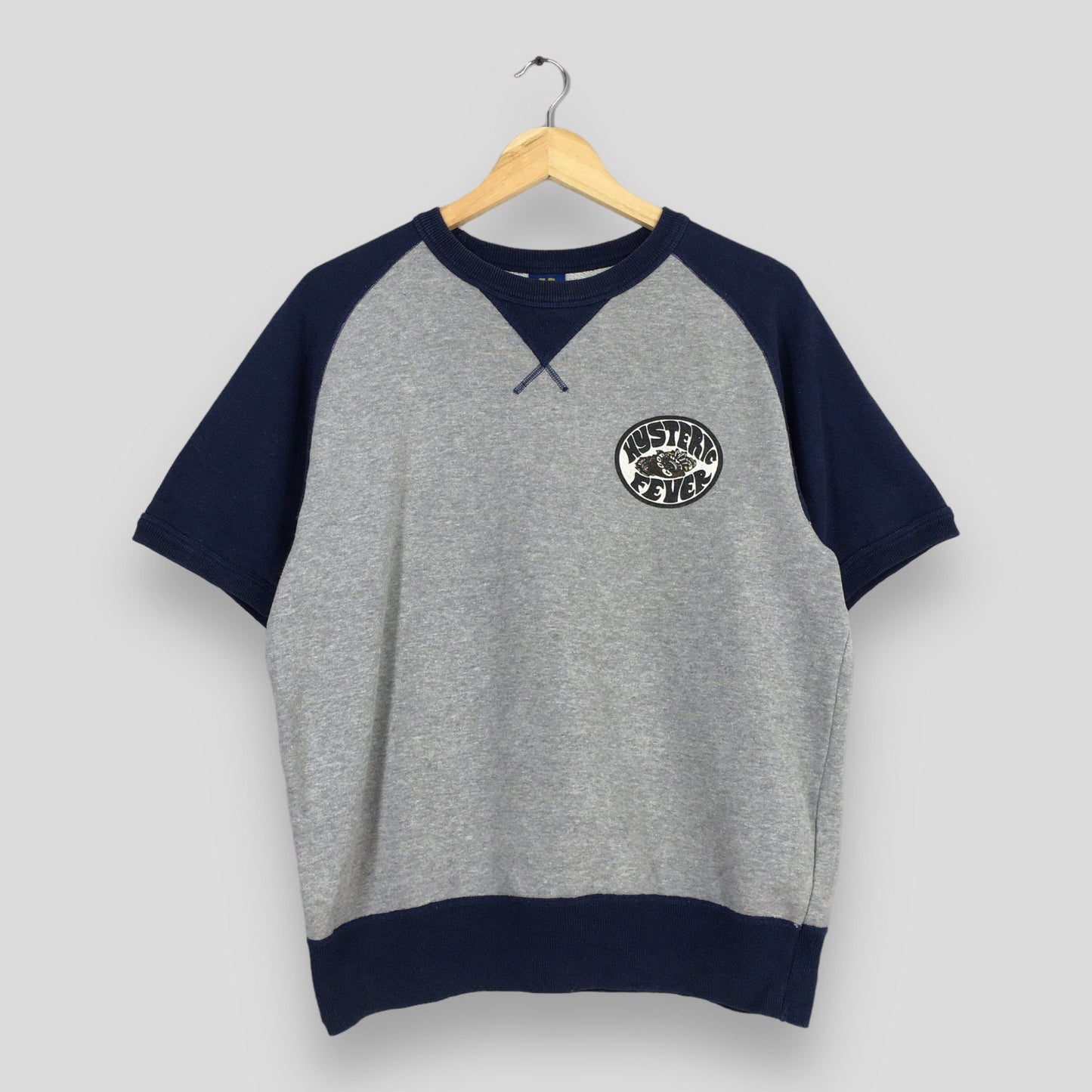 Hysteric Glamour Gray Raglan Sweatshirt Medium