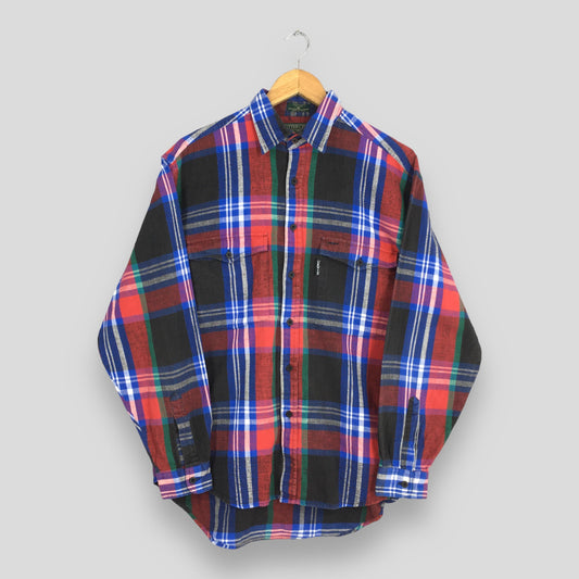 Levis Strauss Checkered Flannel Shirt Medium