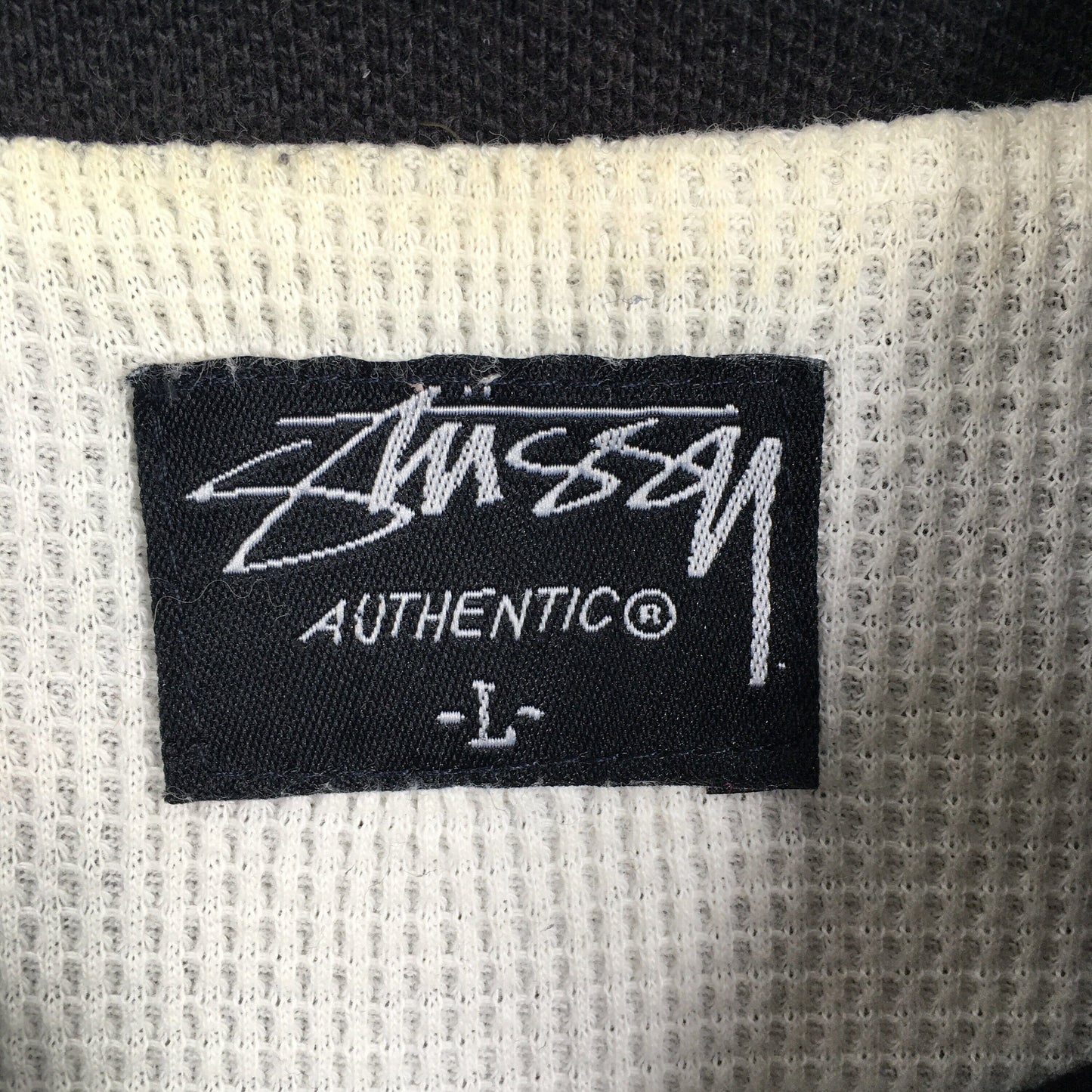 Stussy Usa Black Zipper Sweater Large