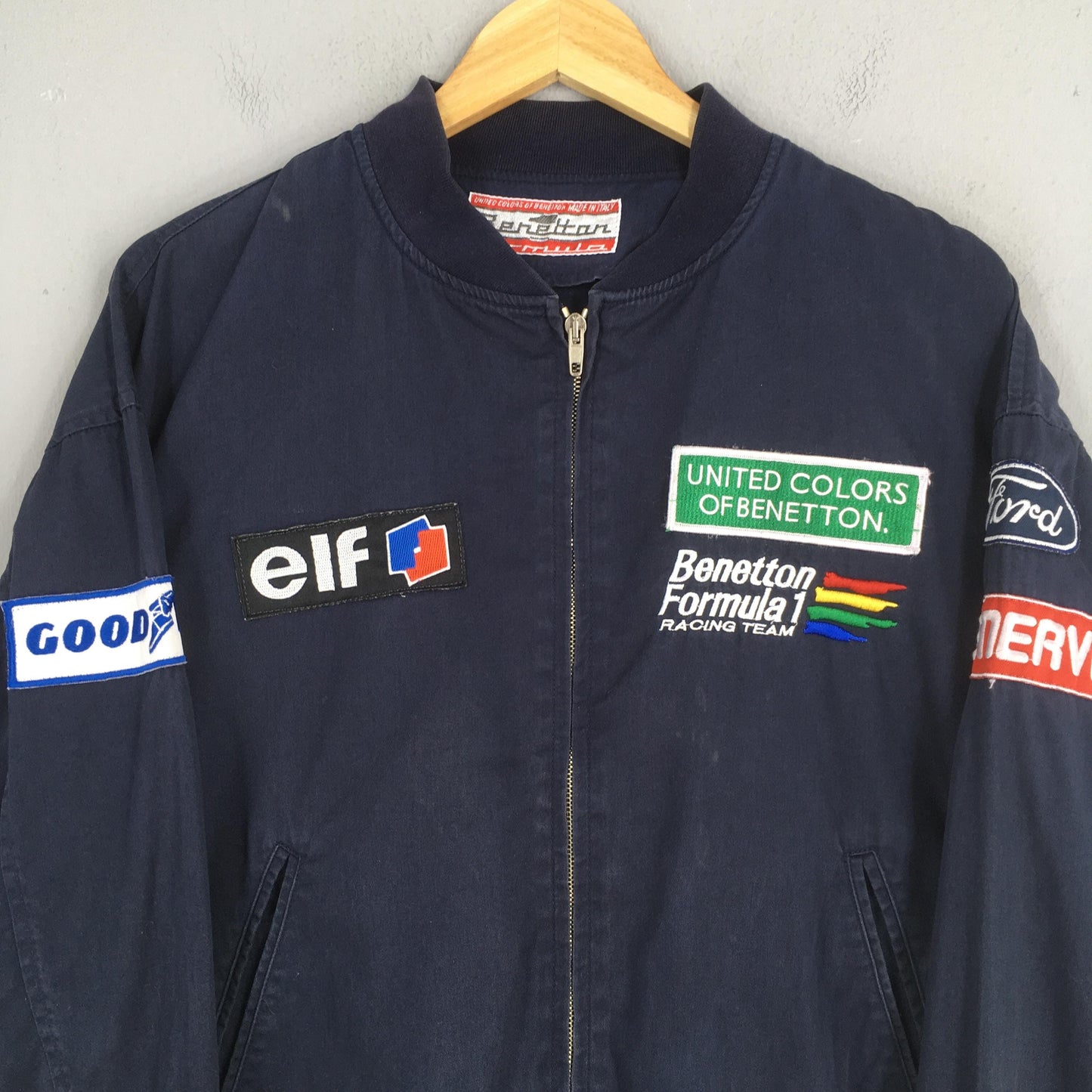 Benetton Mild Seven Formula 1 Embroidered Jacket Large