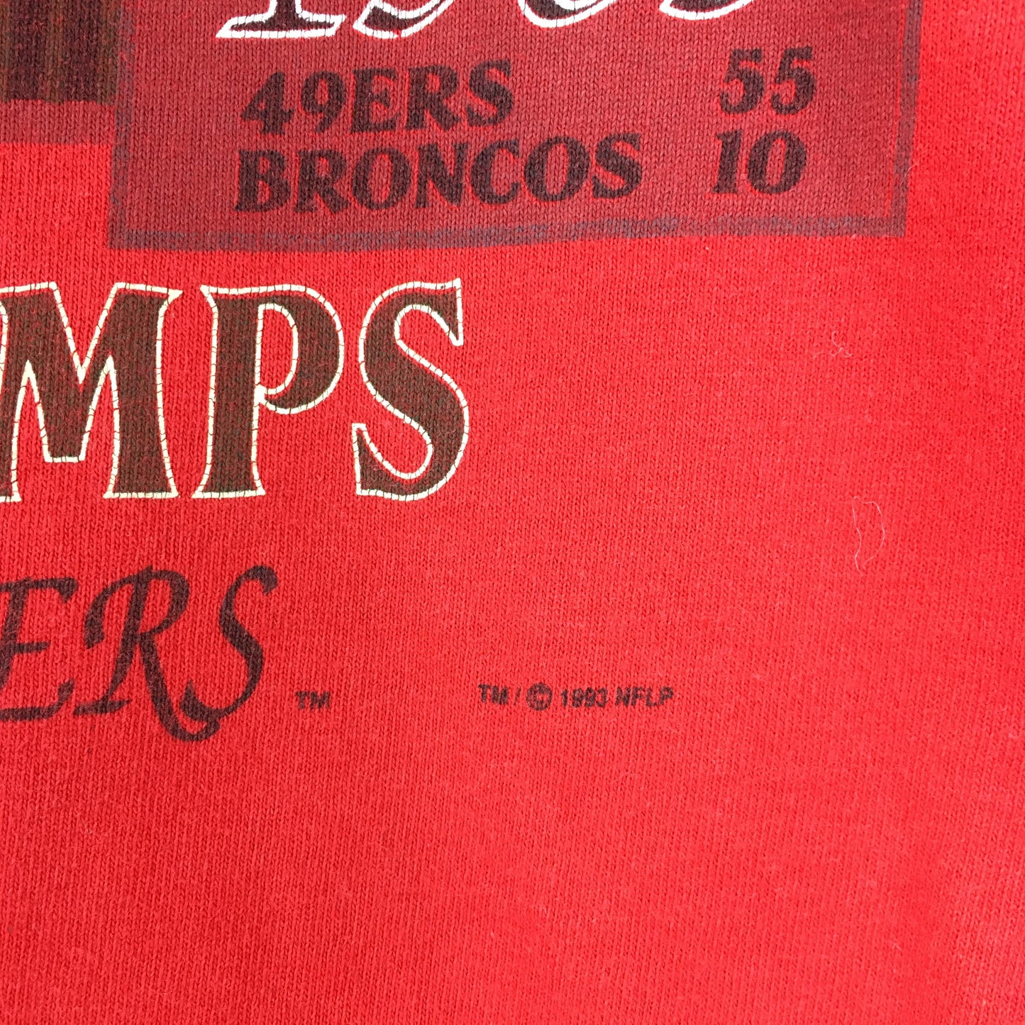 San Francisco 49ers NFL Red Tshirt XLarge