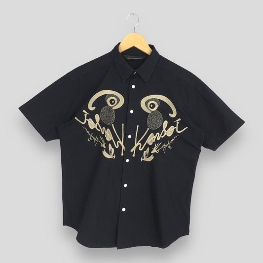 Kansai Yamamoto Black Shirt Medium