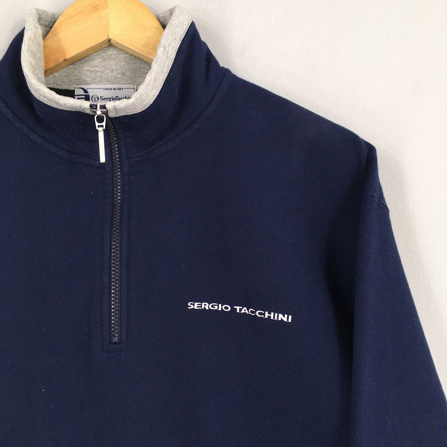 Sergio Tacchini Blue Sweater Large