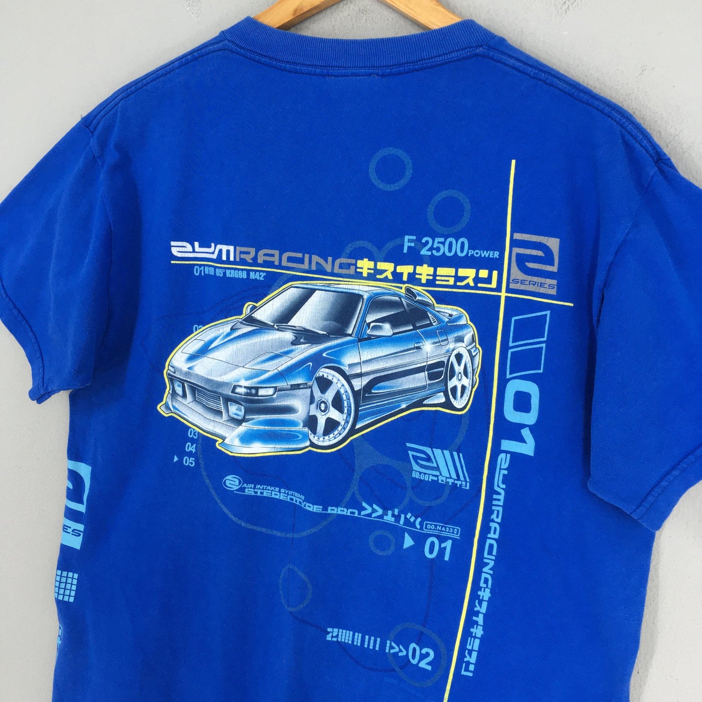 Sum Racing Car Japan Blue T shirt Medium