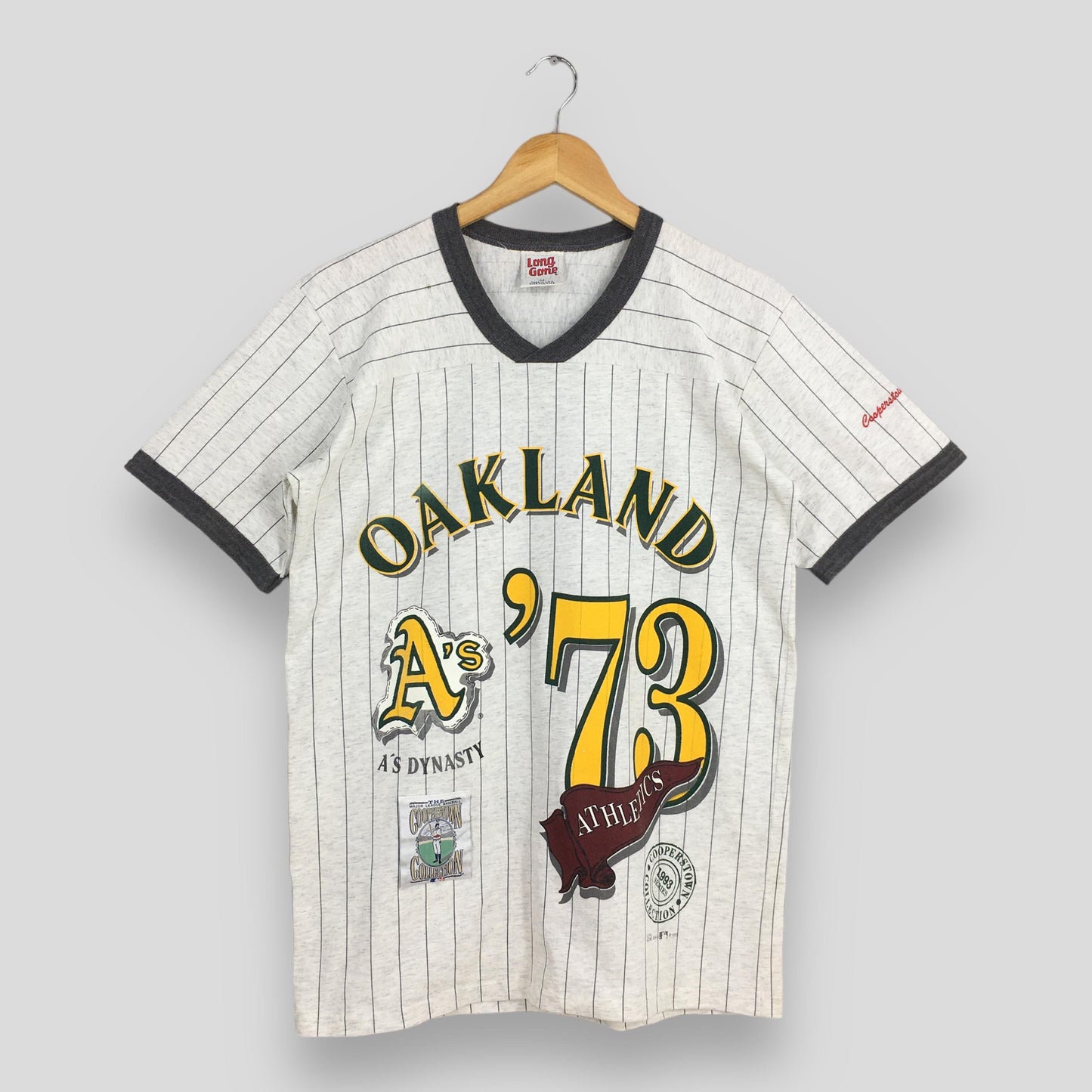 Oakland Athletics MLB Stripes Tshirt Medium