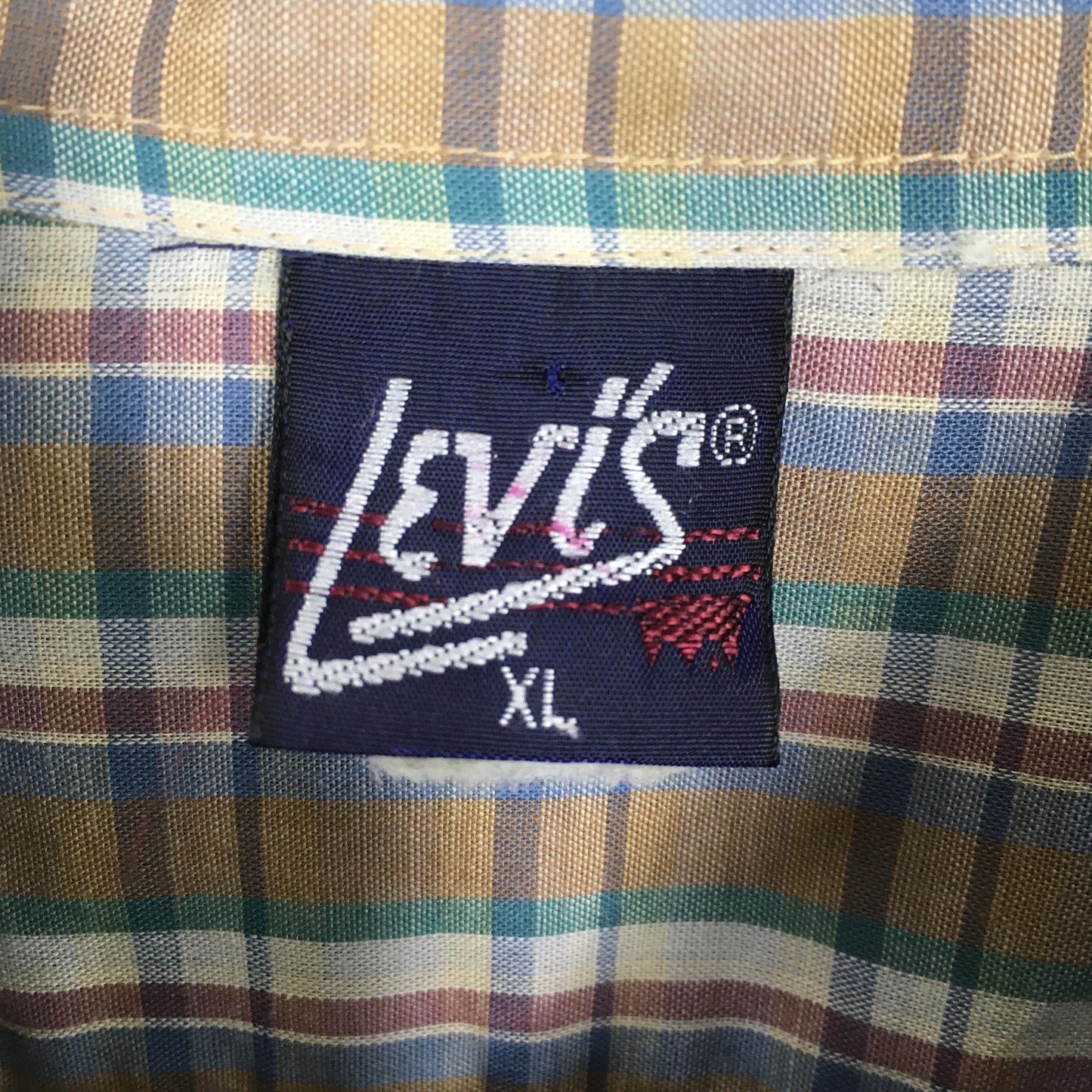 Levis Checkered Multicolor Flannel Shirt XLarge