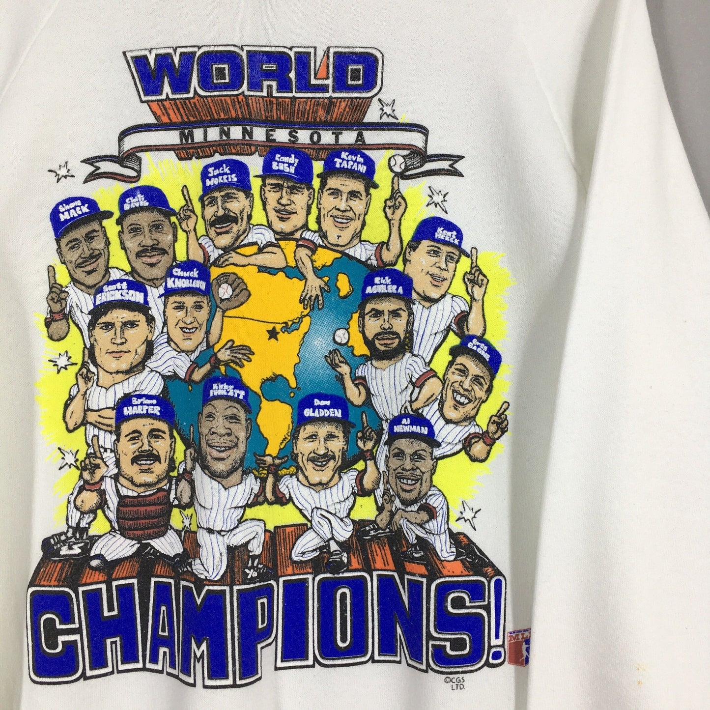 Minnesota Champions Twins Mlb Sweatshirt Large