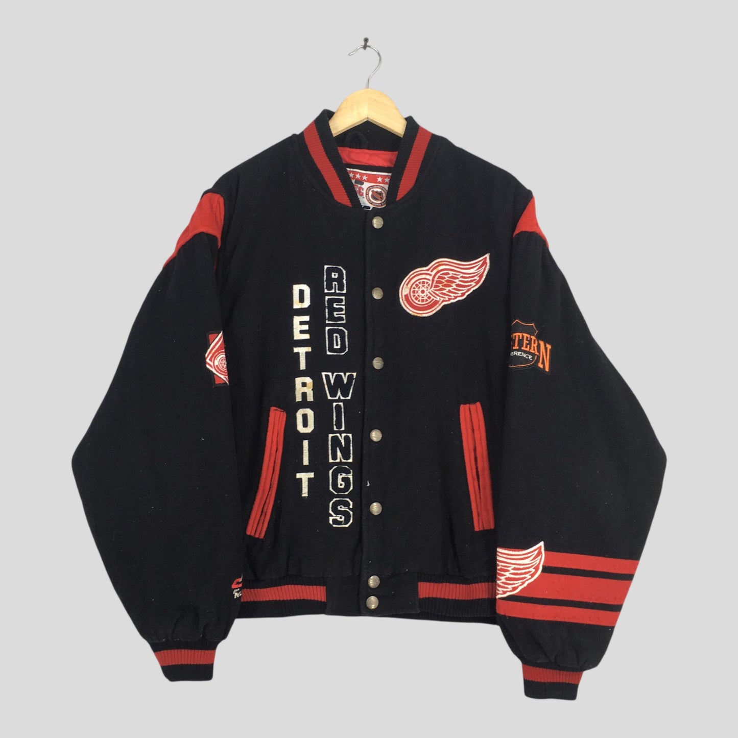Detroit Red Wings NHL Varsity Jacket Large