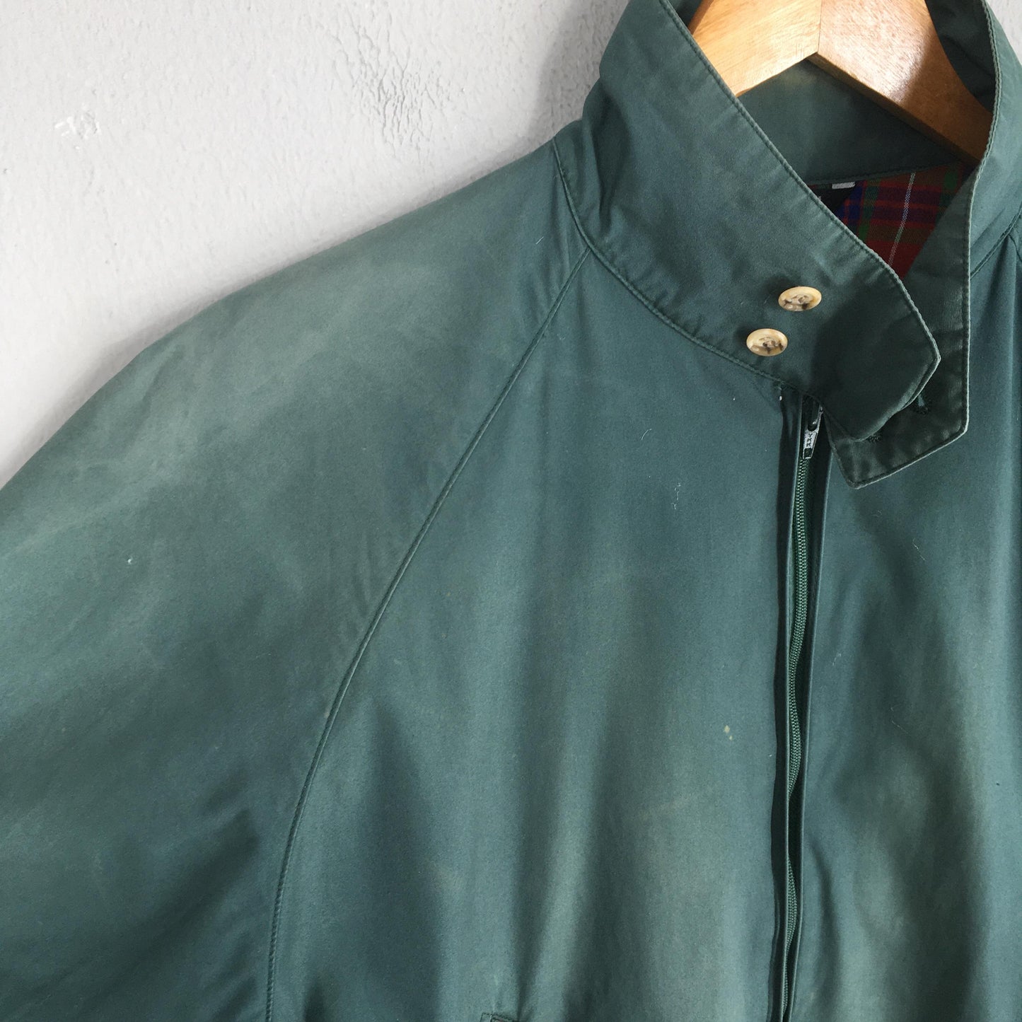 Baracuta England Sun Faded Green G9 Jacket Medium