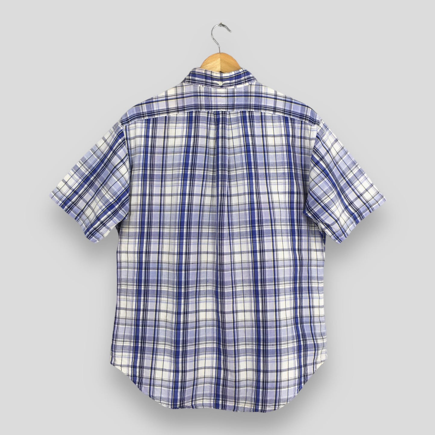 Polo Ralph Lauren Checkered Blue Shirt Large