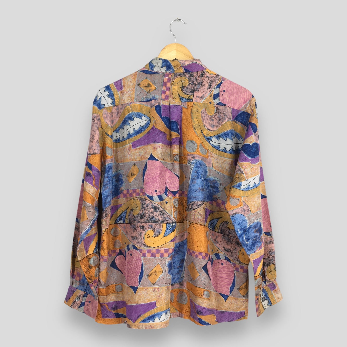 Maffin Psychedelic Silk Shirt Medium