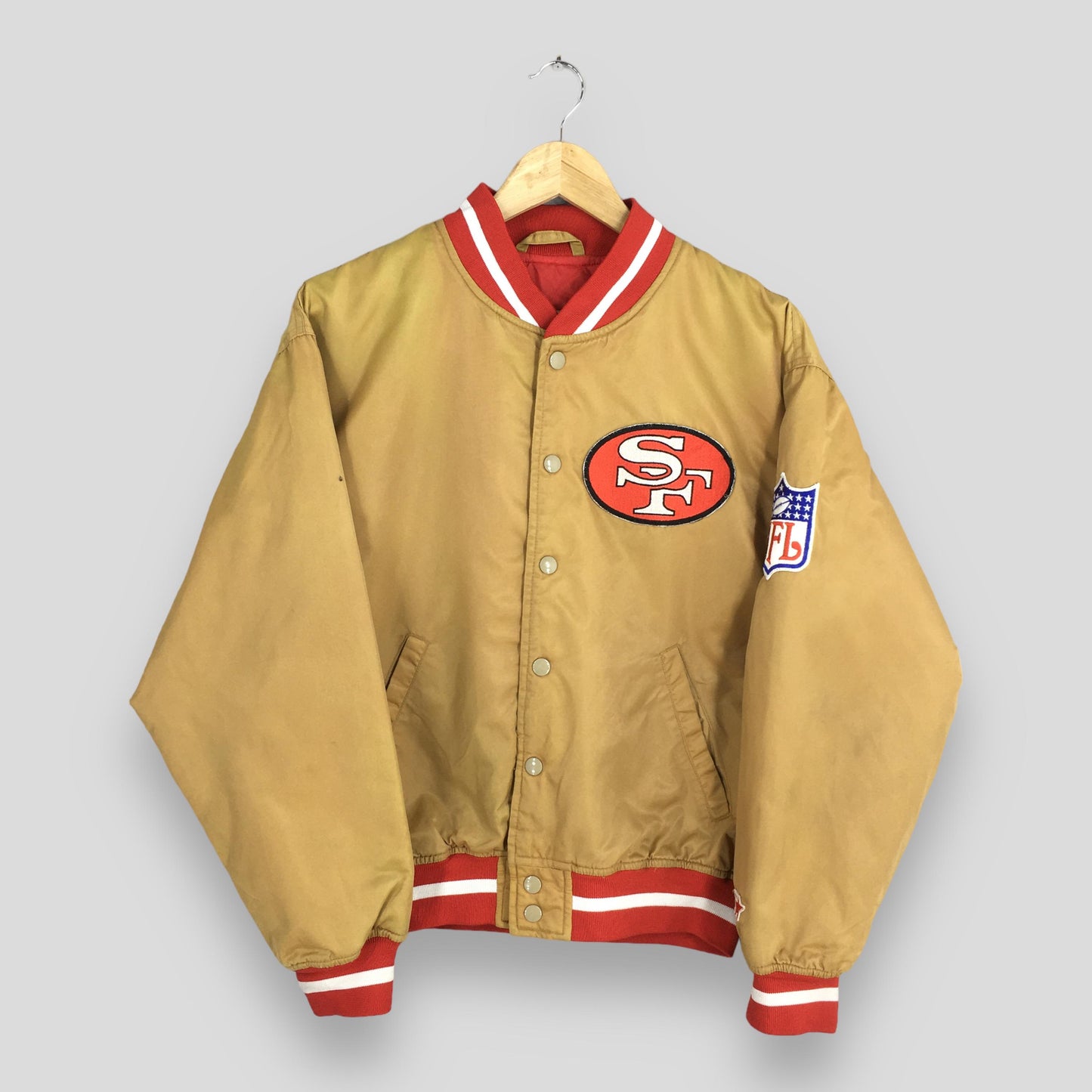 San Francisco 49ers NFL Satin Jacket Medium