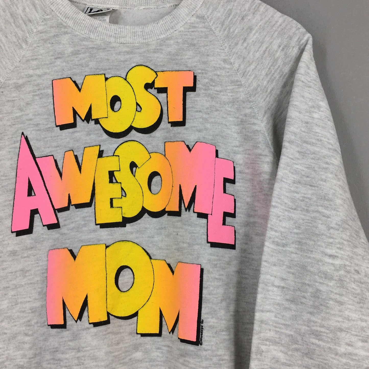 Quote Most Awesome Mom Sweater XLarge