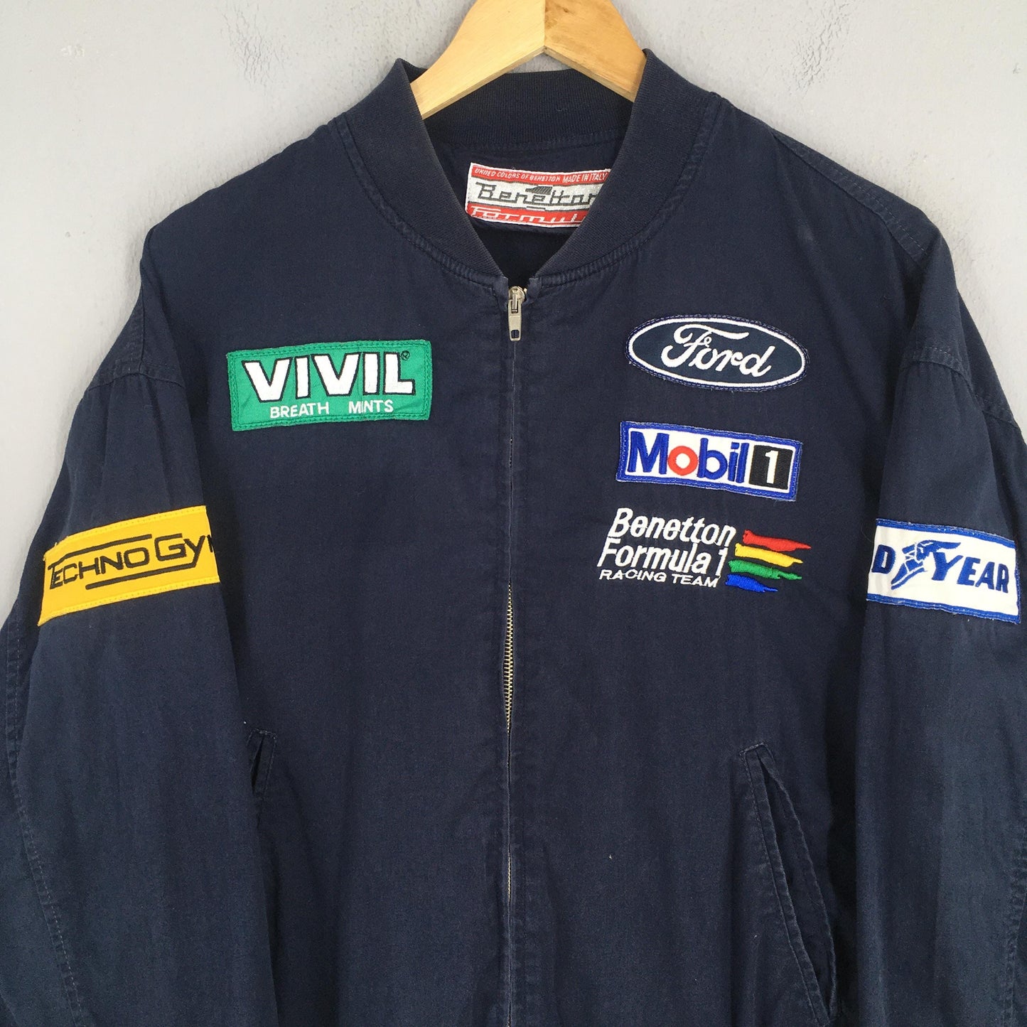 Benetton Mild Seven Formula 1 Embroidered Jacket Large