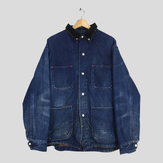 Madewell Blanket Lining Denim Jacket Large