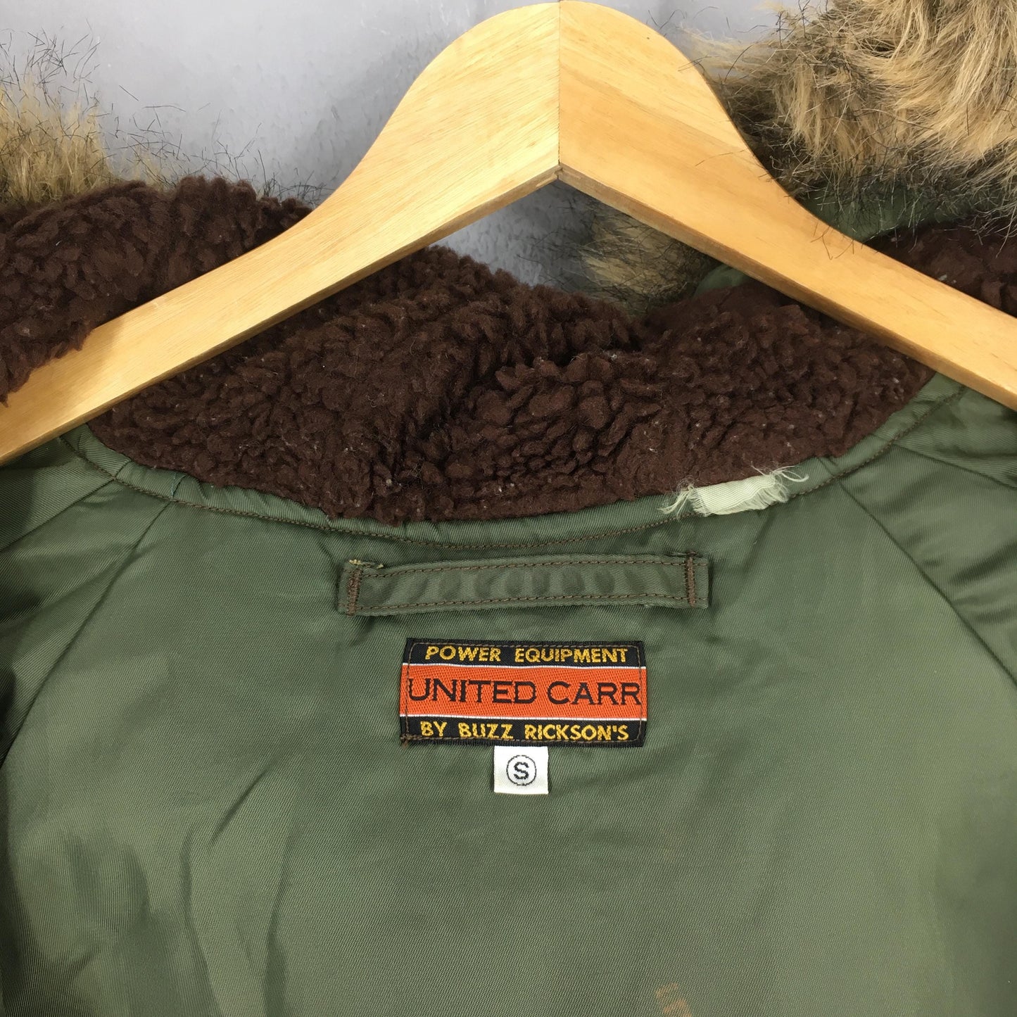 United Carr Buzz Rickson Type N-3B Parka Jacket Small