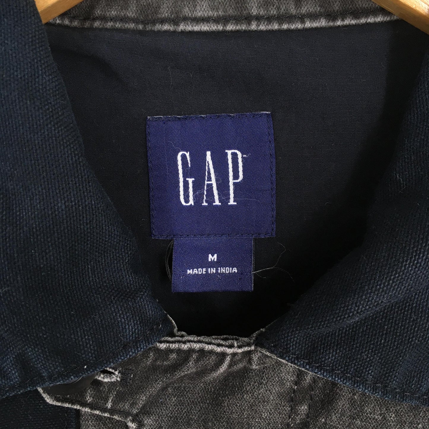 Gap Denim Chore Black Jacket Medium