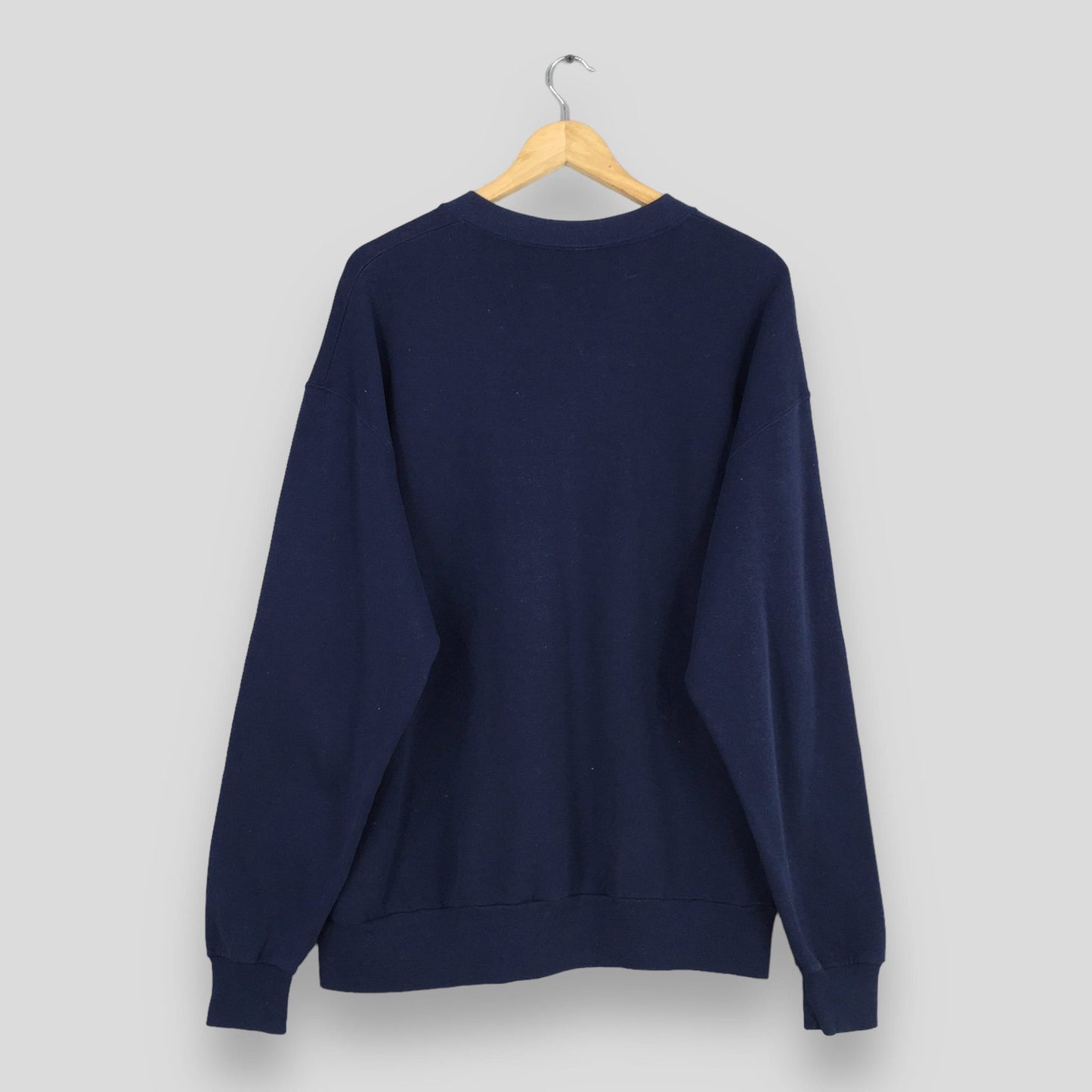 Jerzees Usa Plain Blue Sweatshirt Large