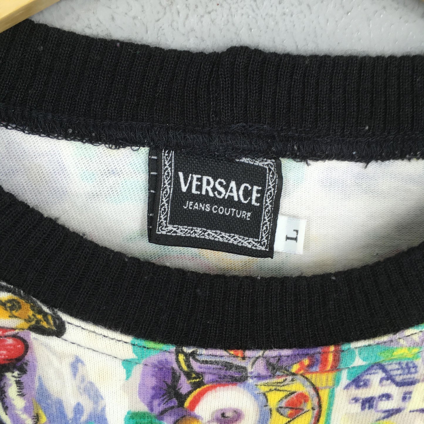 Versace Jeans Couture Multicolor Tshirt Large