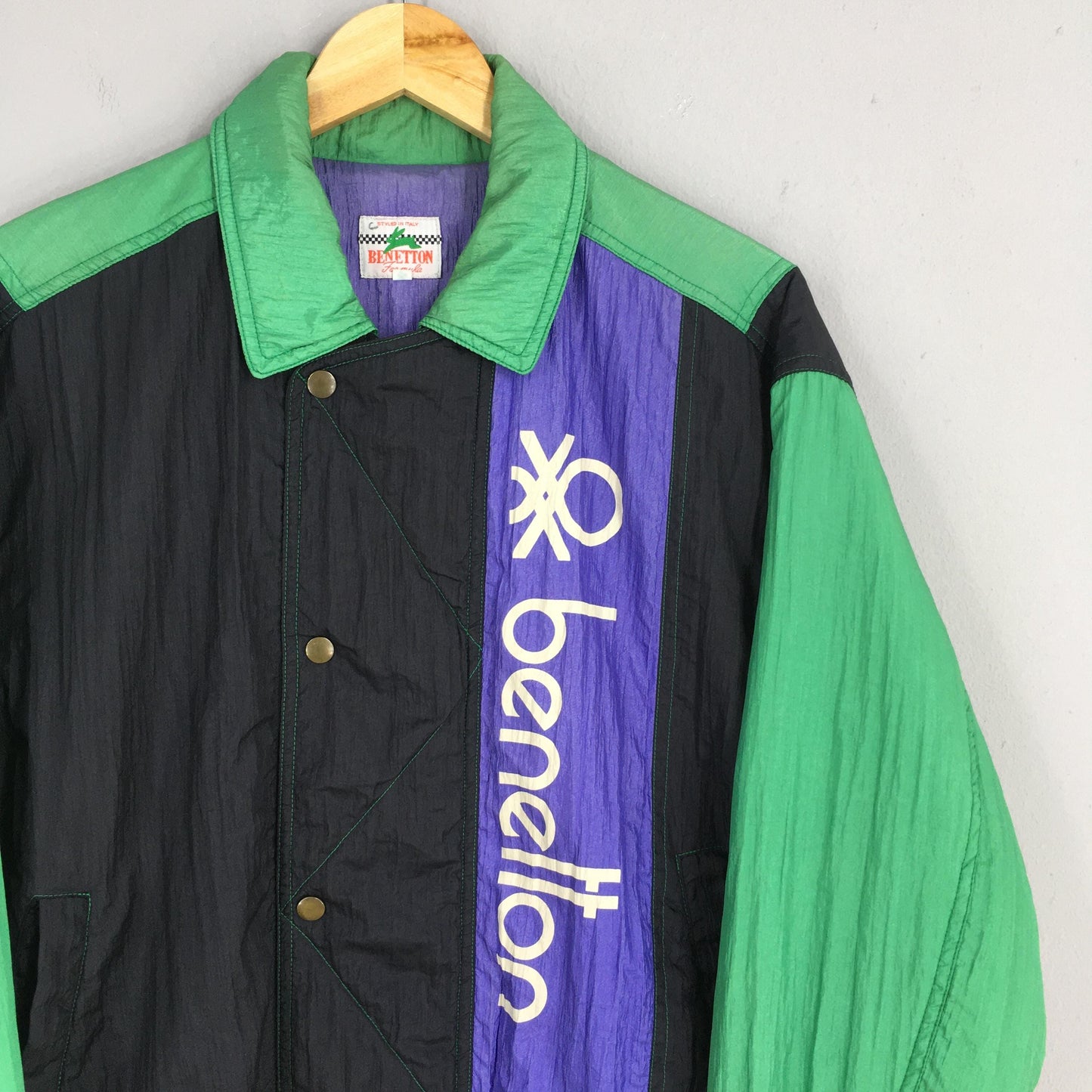 Benetton Formula 1 Windbreaker Jacket XLarge