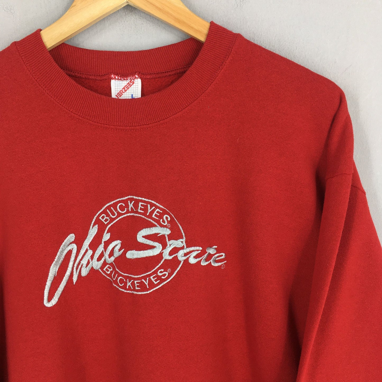 Ohio State Buckeyes Red Sweatshirt Large