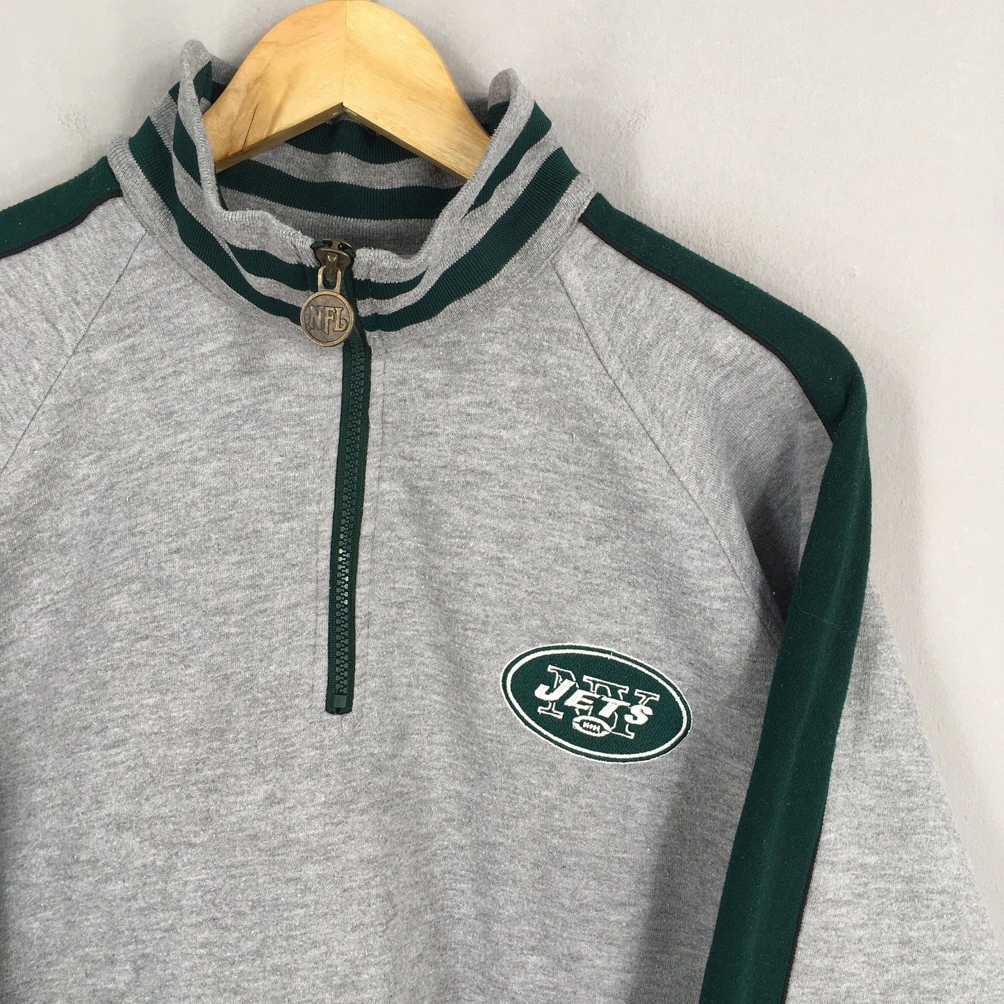 New York Jets NFL Rugby Sweatshirt Medium