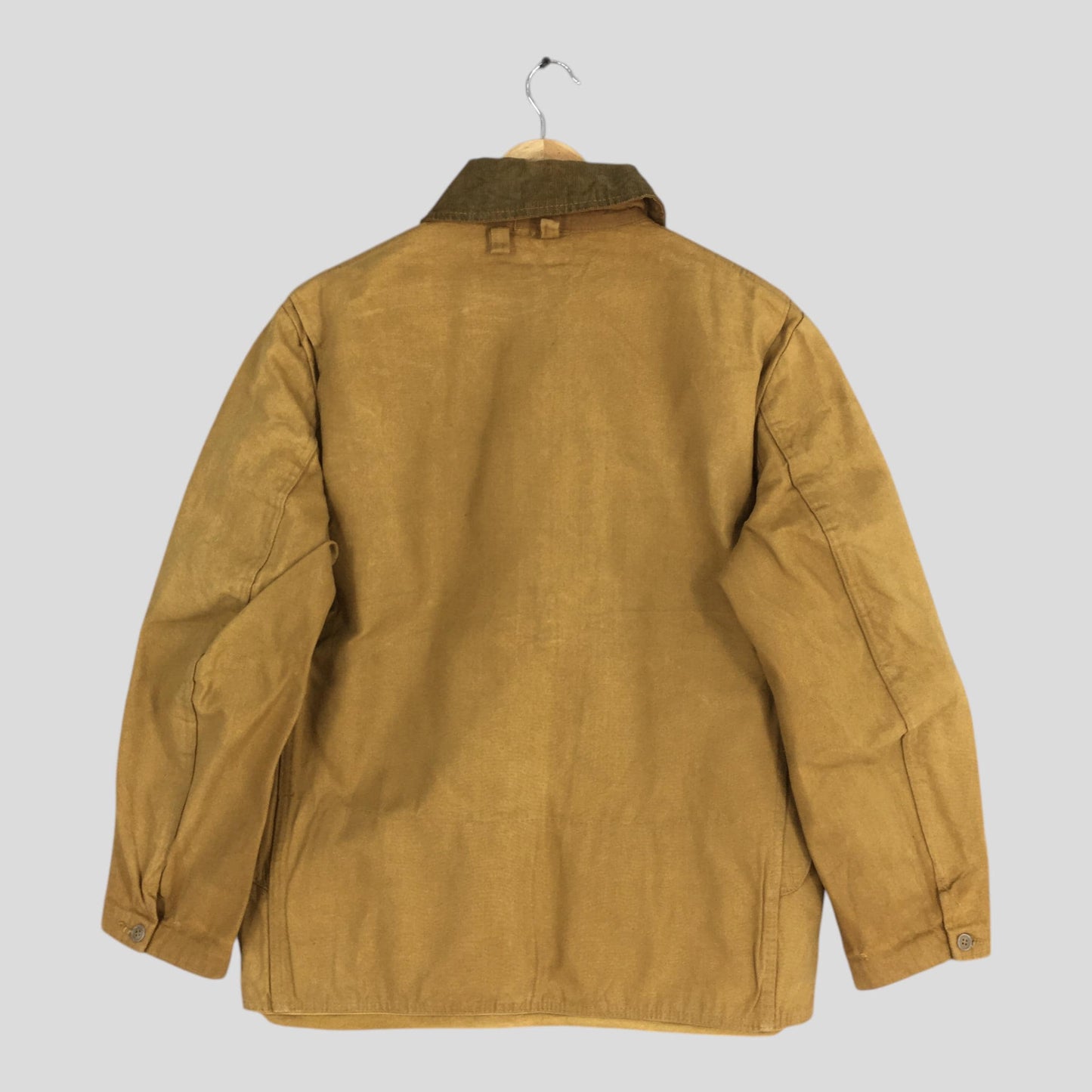 1970s LL Bean Hunting Brown Duck Chore Jacket Large