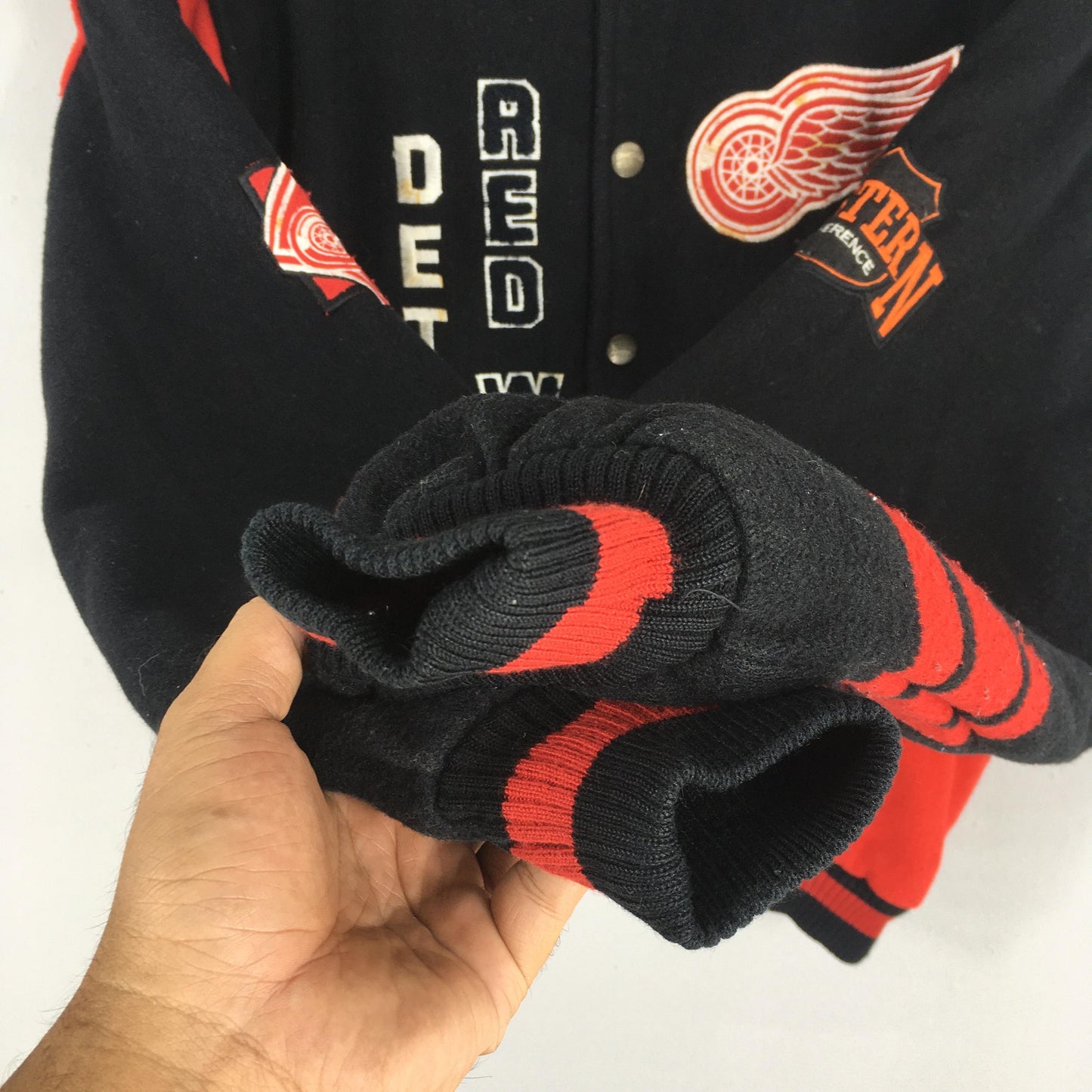 Detroit Red Wings NHL Varsity Jacket Large