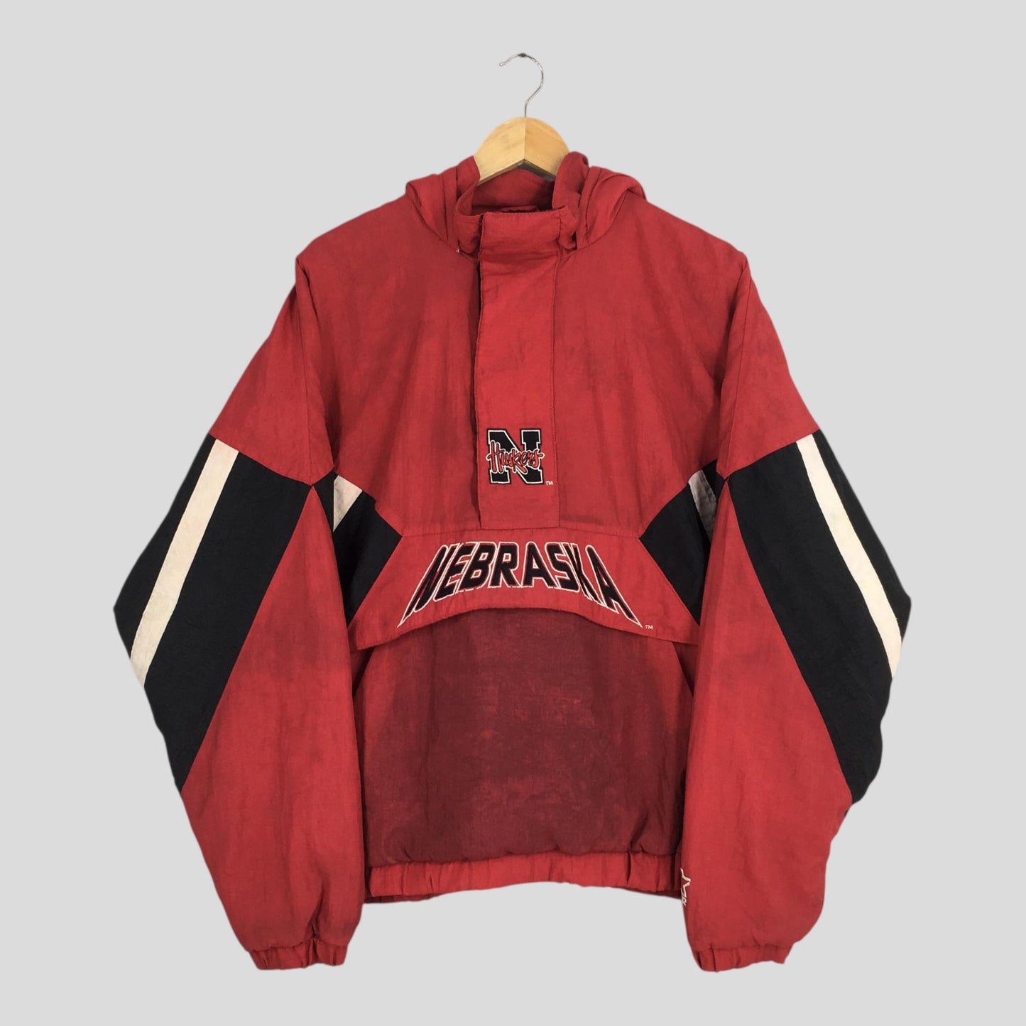 Nebraska Huskers Windbreaker Jacket XLarge