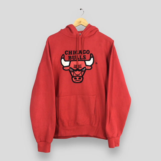 NBA Chicago Bulls Red Hoodie Sweatshirt Large