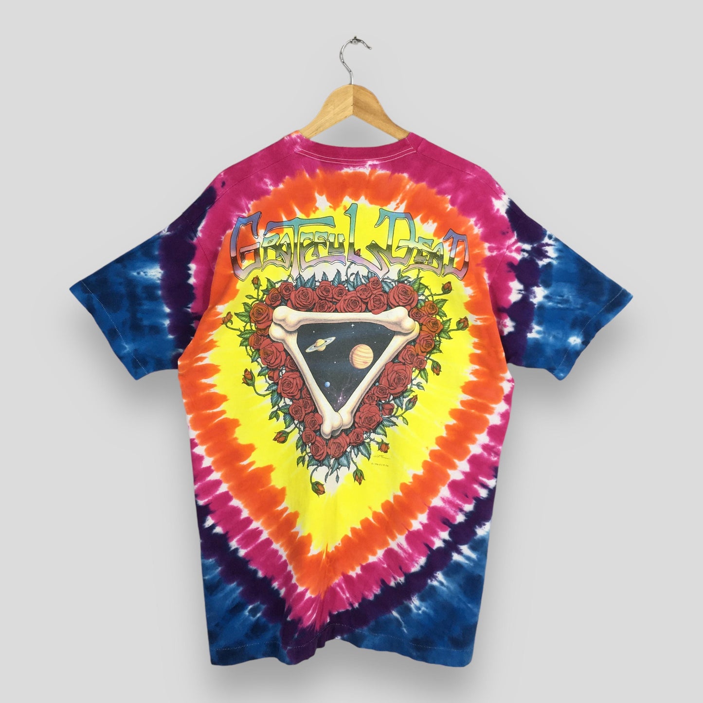 Liquid Blue Grateful Dead Rock Tie Dye Tshirt 2XLarge