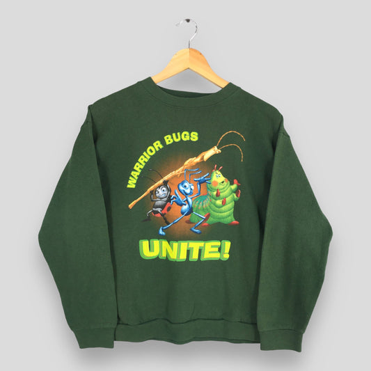 A Bug's Life Green Sweatshirt Small