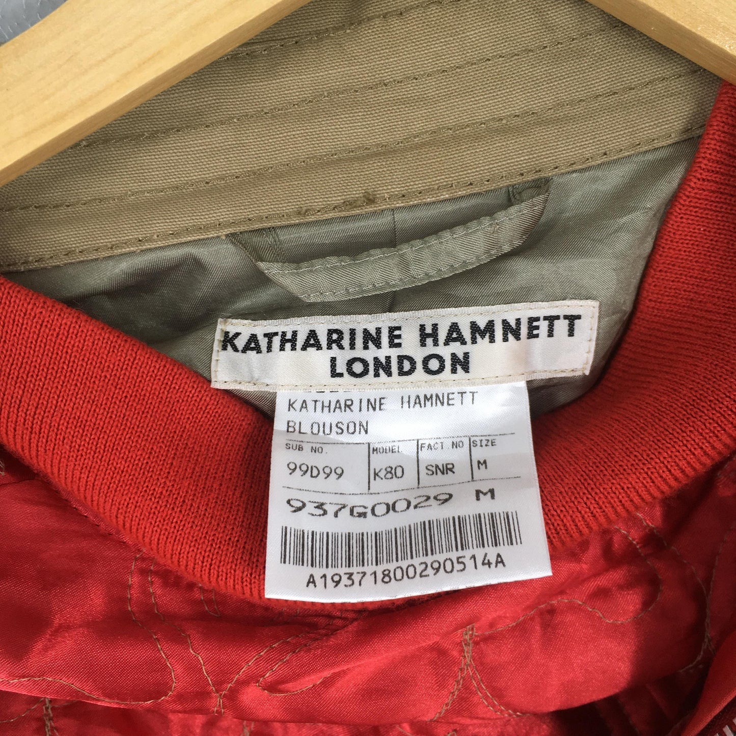 Katharine Hamnett London M-51 Slank Pocket Jacket Medium