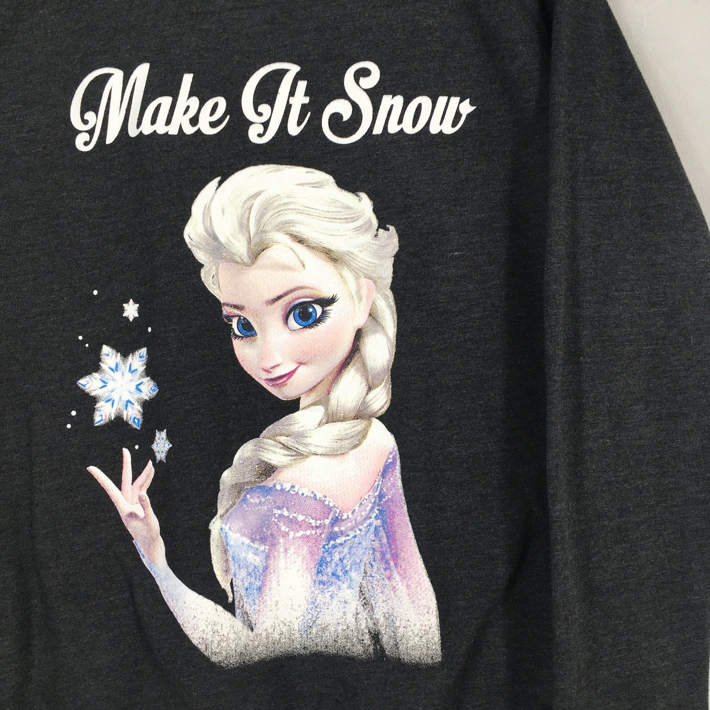 Frozen Movies Disney Ladies Gray Sweatshirt Medium