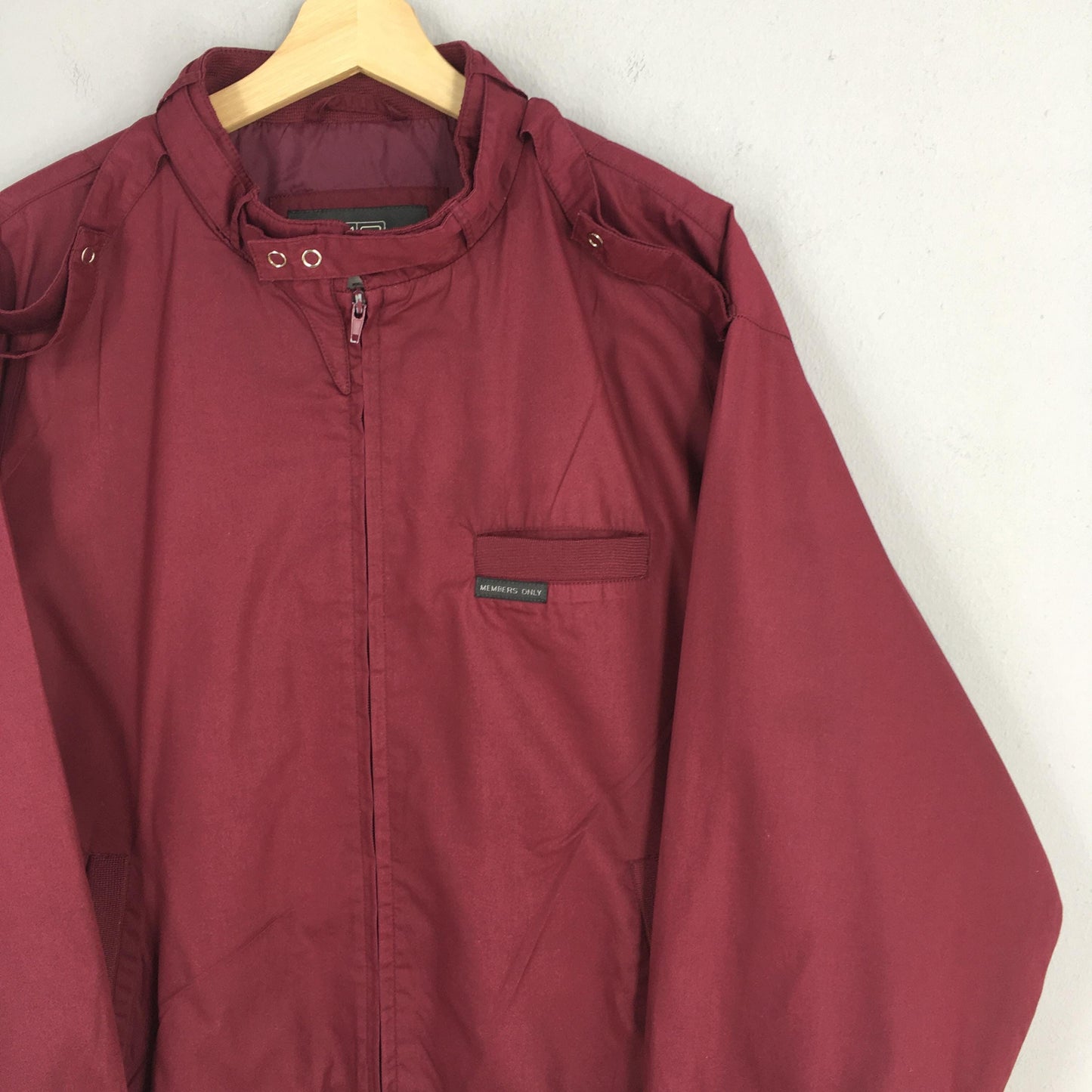 Members Only Harrington Red Jacket Large