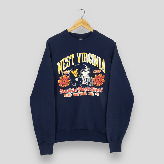 West Virginia Mountaineers Football Sweatshirt Large