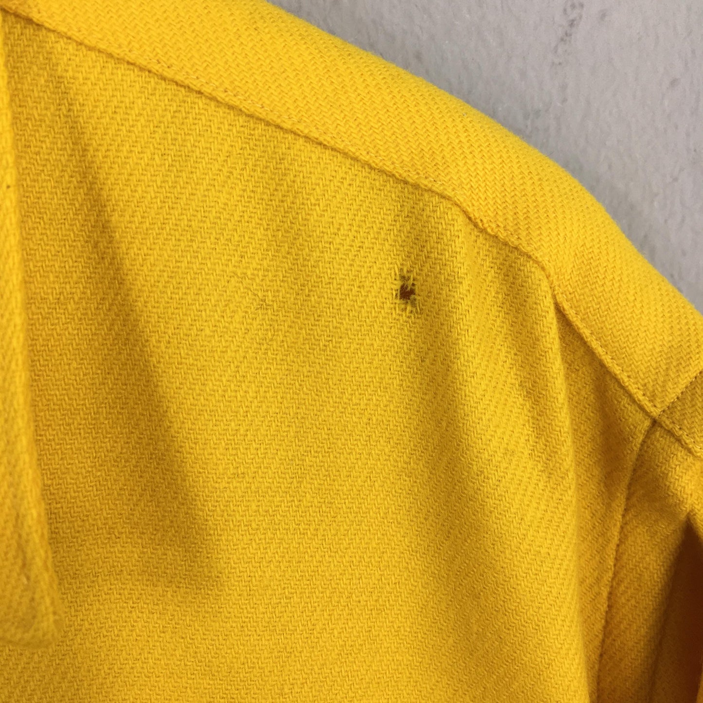 Ys For Men Yohji Yamamoto Laine Wool Shirt XLarge