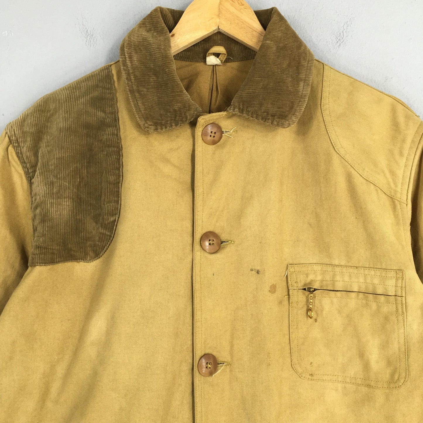 60's The Hettrick Mfg Co. Barn Field Multi Pocket Jacket Large