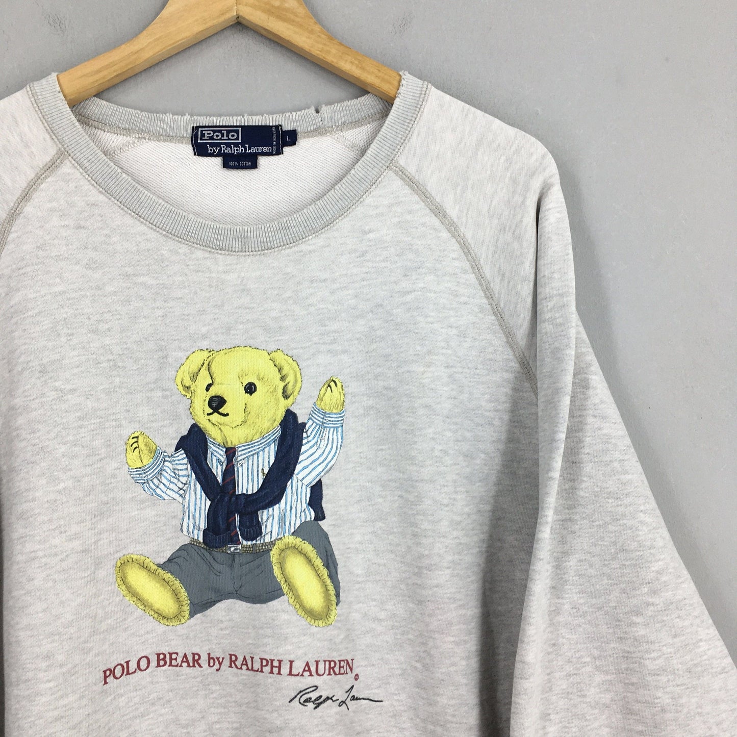 Polo Bear By Polo Sport Ralph Lauren Sweatshirt Large