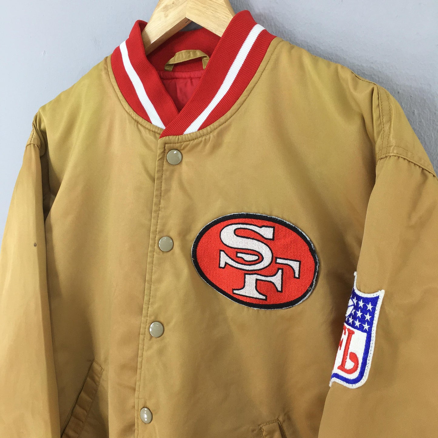 San Francisco 49ers NFL Satin Jacket Medium